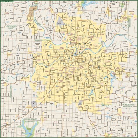 Image result for Kansas City Area Code Map