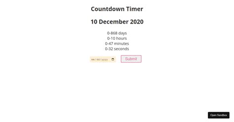 React Digital Timer Countdown に対する画像結果