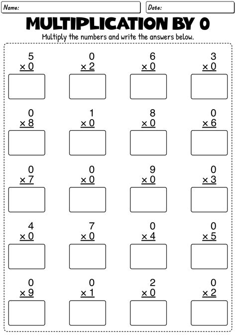 Image result for Multiplication Facts 0 12 Worksheet