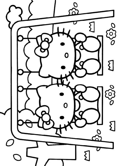 Image result for Fun Hello Kitty Coloring Pages