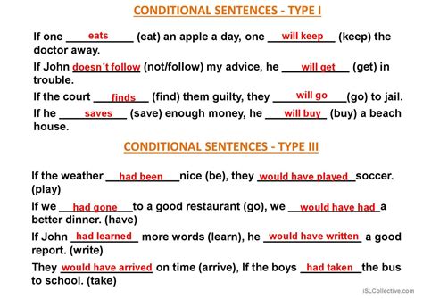 Image result for First Conditional Sentences Exercises