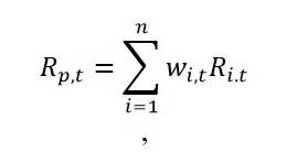Image result for Log Return Formula