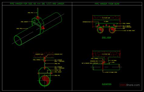 Toradh íomhá ar Pipe Clamp Drawing
