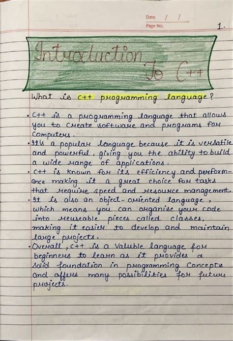 Image result for Classes in CPP Handwritten Notes