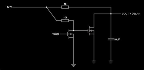 Simple Delay Off Led Circuit Using Mos Fet に対する画像結果