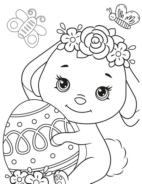 Cute Cartoon Spring Coloring Pages に対する画像結果