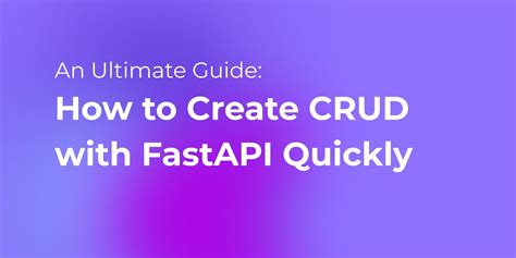 Image result for Fastapi Crud Function