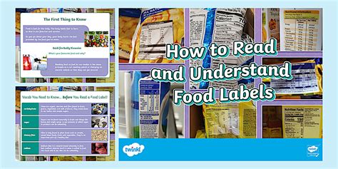 Image result for Understanding Food Labels