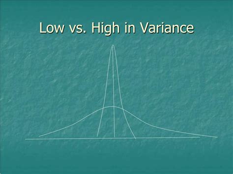Image result for High vs Low Sample Variance