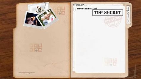 Toradh íomhá ar Case File Folder Background