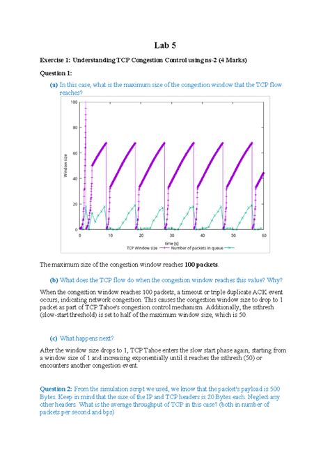 Toradh íomhá ar TCP Congestion Control NS2
