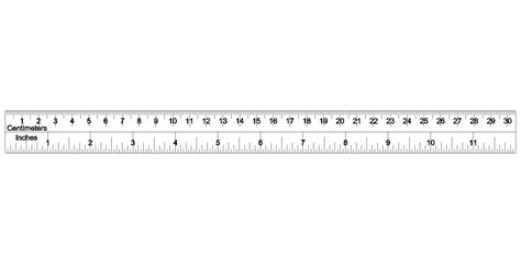 Toradh íomhá ar 1 2 Inch Ruler Printable