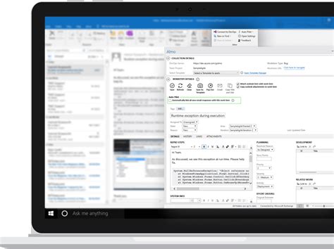 Configuration Work Item DevOps に対する画像結果