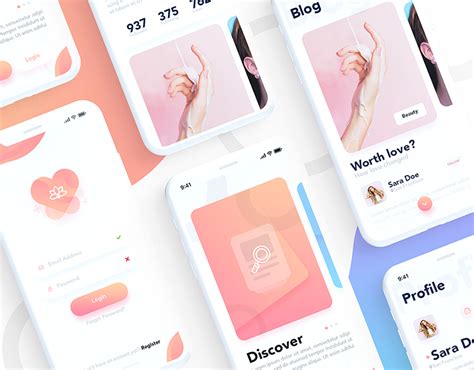 Image result for Blog UI Mobile