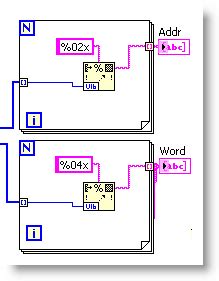 Toradh íomhá ar LabVIEW Hex Array to String
