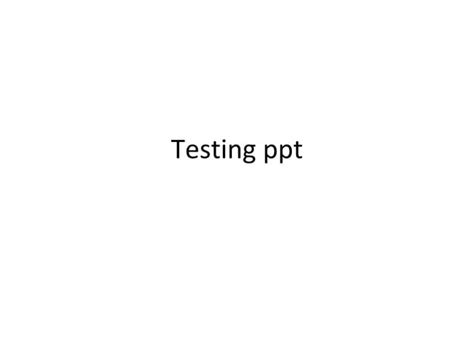 Image result for Testing Script PPT