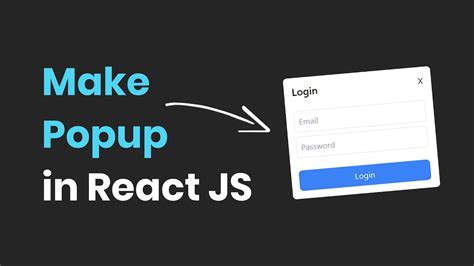 Image result for How to Make a Form Model Pop Up Using Bootstrap React