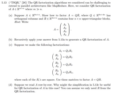 QR Factorization Algorithm に対する画像結果