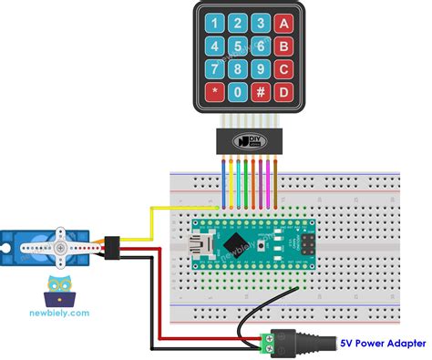 Image result for Keypad Servo Motor Arduino