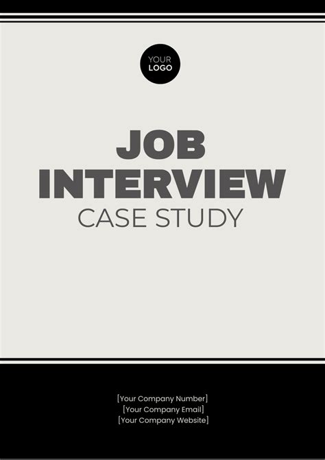 Case Study Job Interview Examples に対する画像結果