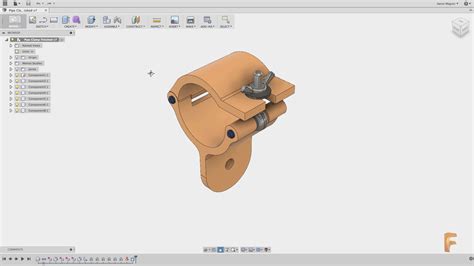 3D Printed Clamp Fusion 360 Tutorial に対する画像結果