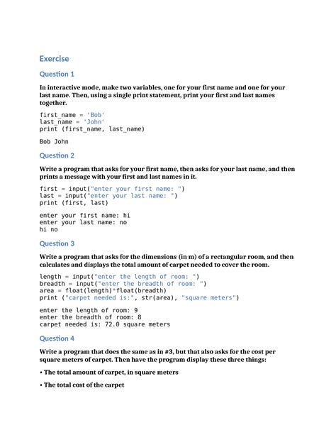 Image result for Contoh Latihan Input/Output Python