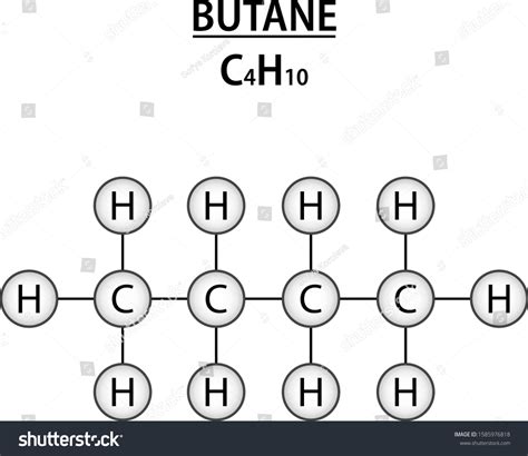 Image result for Structural Formula of Butane