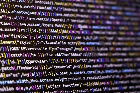 Toradh íomhá ar A Computer Program Source Code