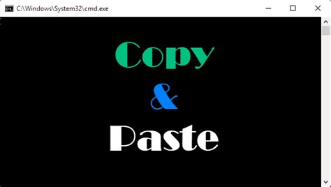تصویر کا نتیجہ برائے Copy/Paste in Cmd