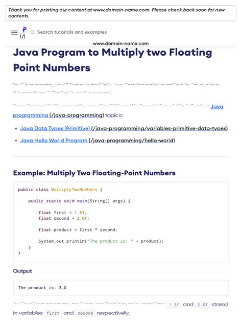 Image result for How Can We Add 2 Floating Point Java