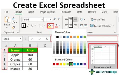 How to Create a Simple Excel Spreadsheet に対する画像結果