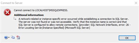 Toradh íomhá ar SQL Express Instance