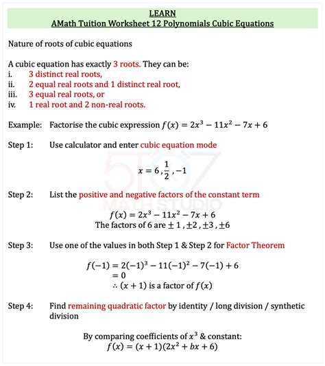 Image result for Cubic Function Worksheet PDF