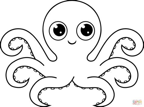Image result for Octopus Colouring In