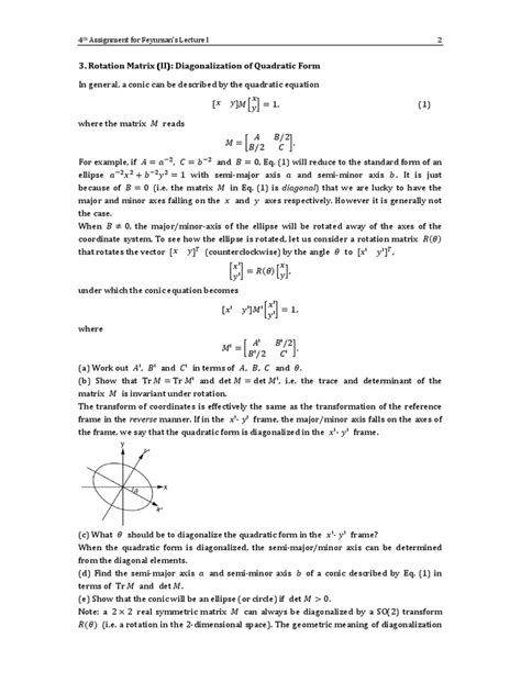Image result for Diagonalization of Quadratic Form