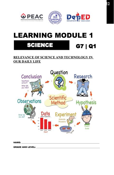 Bildergebnis für Grade 7 Science Module 1 Quarter 1 Worksheet