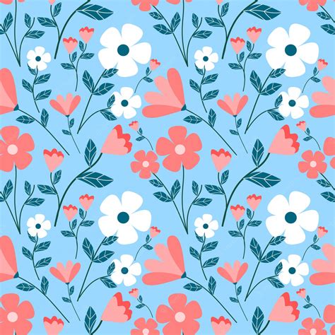 Image result for Colorful Flowers Seamless Pattern