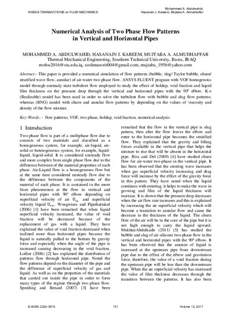Numerical Two-Phase Flow に対する画像結果