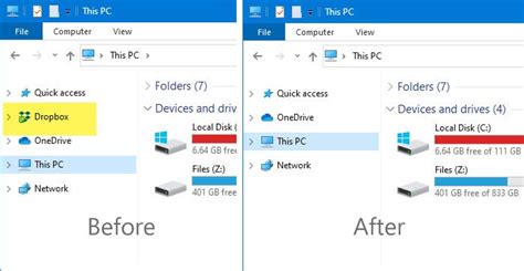 Toradh íomhá ar Dropbox for File Explorer