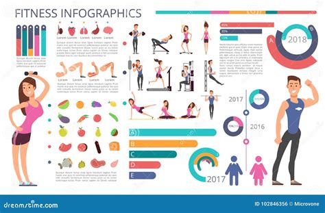 Toradh íomhá ar Physical Activity Exercise Infographic