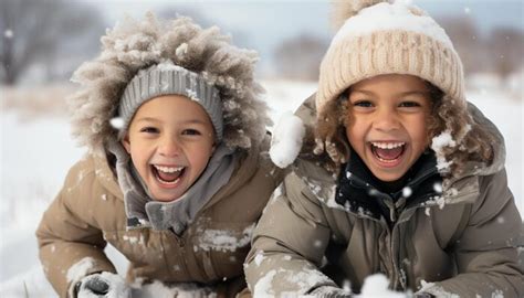 Image result for Winter Kids Playing Background