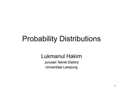 Image result for Probability Distribution Types SlideShare