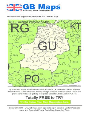 Image result for Gu Postcode Map