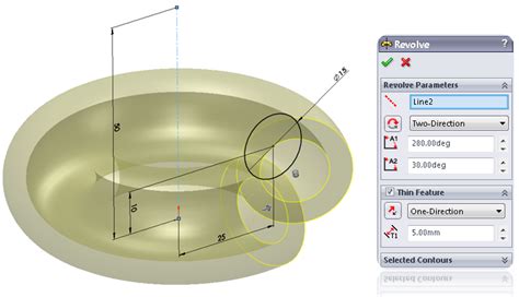 Afbeeldingsresultaten voor Sweep Revolve Base SolidWorks