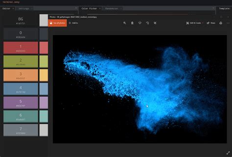 Line Chart in PowerShell Terminal に対する画像結果