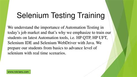 Image result for Selenium Test Automation Course