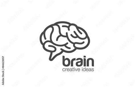Image result for Simple Brain Logo Design