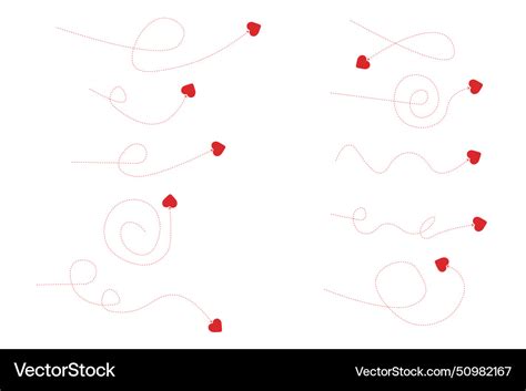 Image result for Dashed Line Heart Vector