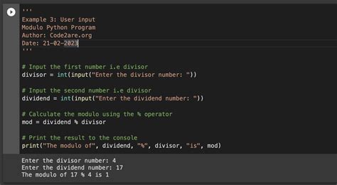 Image result for 0 Modulo 2 in Python