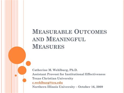 Image result for Measurable Outcomes Examples